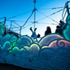 Fluffy the Floating Cloud Bank Goes to Burning Man