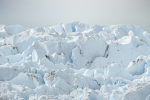 COURTESY OF BMAC - "Grey Glacier, Patagonia, Chile 2019" by Renate Aller