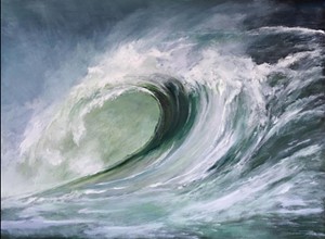 "Wave Cresting" by Judith Tuttle - Uploaded by Stephen Gothard