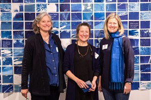 COURTESY OF BMAC - From left: Andrea Stix Wasserman, Elizabeth Billings and Evie Lovett