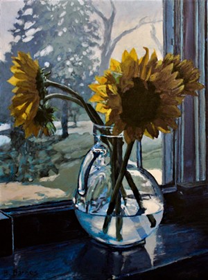 COURTESY OF NEK ARTISANS GUILD - "Sunflowers for Ukraine" by Benjamin Barnes
