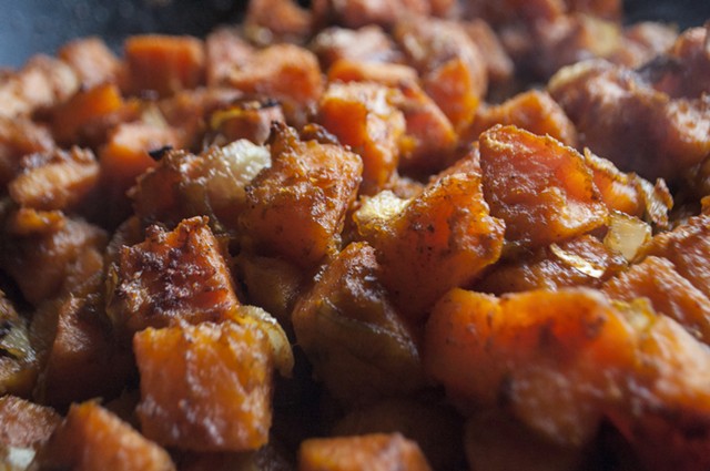 When it comes to sweet potatoes, a bit of salt and spice makes everything nice! - HANNAH PALMER EGAN