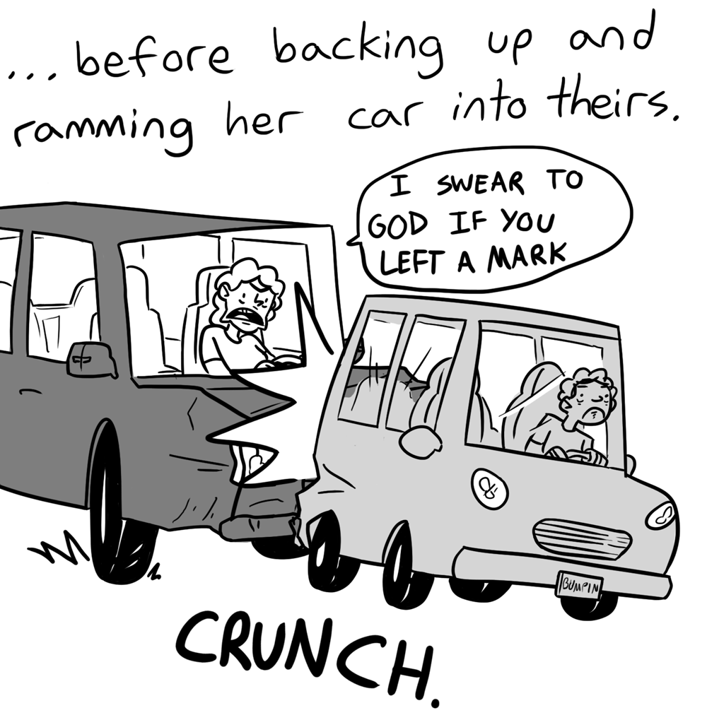 Police Reports Illustrated When A Door Ding Is Answered