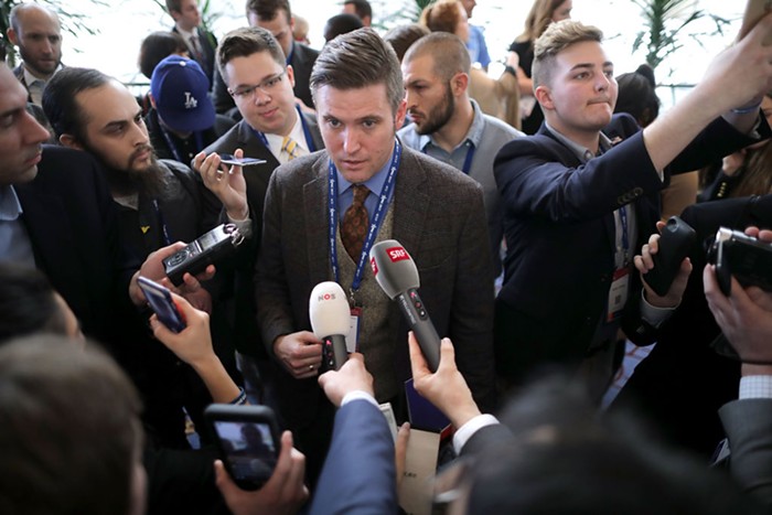 In December, to avenge alleged affronts to white nationalist Richard Spencer (above), a troll storm descended on the small town of Whitefish, Montana.