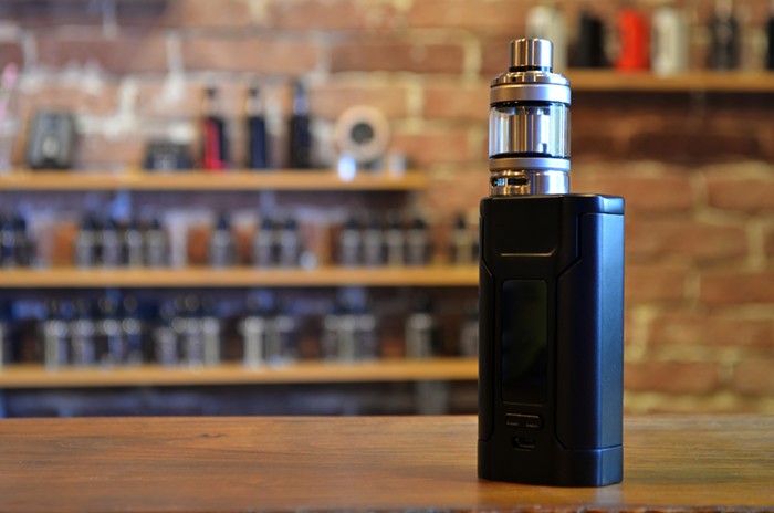 In October, Gov. Jay Inslee issued an executive order banning flavored vape products. In October, Gov. Jay Inslee issued an executive order banning flavored vape products.