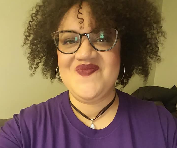 Rebecca M. Davis is a theater actor, emcee, and hilarious person.