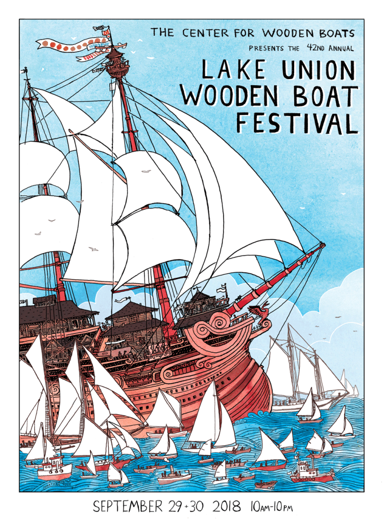 Lake Union Wooden Boat Festival at Center for Wooden Boats 