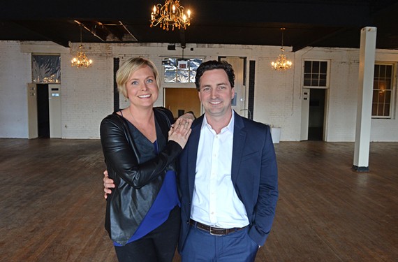 Annie and Carter Snipes aim to transform the old Adam's Camera building into a restaurant, event space and rooftop bar.