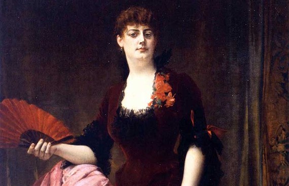 Arabella Worsham (shown here in a painting by Alexandre Cabanel) married Collis P. Huntington (below) after a 14-year affair with the railroad tycoon. - FINE ARTS MUSEUMS OF SAN FRANCISCO