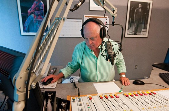 "Boothy Baby" is behind the console during his afternoon show on Oldies 107.3. In addition to years of voice-over work, he's also had bit roles in movies such as "Hannibal" and "Hearts in Atlantis," and appeared in a couple of BBC documentaries, including one where he played Adm. George Morrison &mdash; rocker Jim Morrison's dad.