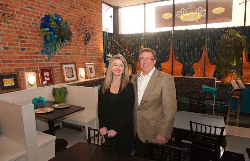 Elizabeth Lee and John Purcell introduced their Fan District restaurant, Peacock’s Pantry, to friends and family last week. They’ll open to the public in early December. - SCOTT ELMQUIST