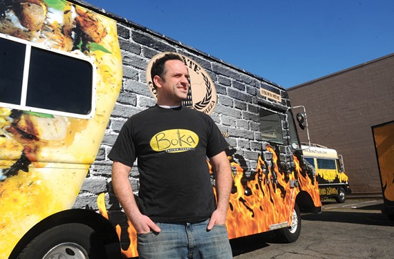 Patrick Harris turns up the heat with Grate Pizza, building on his Boka taco truck empire and debuting at Maymont this weekend. - SCOTT ELMQUIST