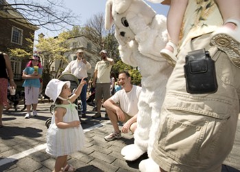 The Easter Parade on Monument Avenue