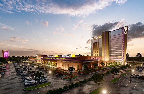 A rendering of One Casino, a 57,000-square-foot event space proposed for an industrial park off Commerce Road in South Side on land owned by Philip Morris USA. - URBAN ONE, INC.
