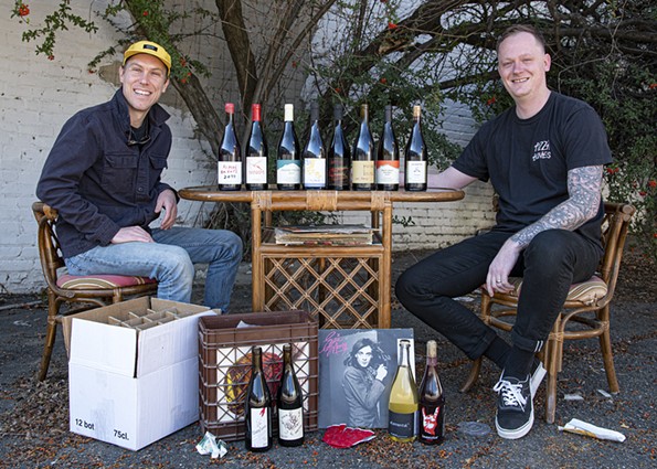 Andy Stites and Ryan Nottingham have teamed up for Terroirizer, an online wine shop which delivers in Richmond and around the U.S. - SCOTT ELMQUIST