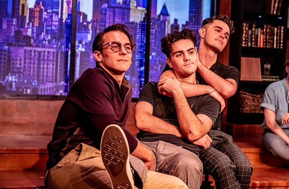 (From left) Adam Turck, Lukas D’Errico and Deejay Gray are among a group of Manhattan friends trying to navigate the past, present and future in the mid-Atlantic premiere of “The Inheritance” performing in two parts at Richmond Triangle Players, Aug. 3 – Sept. 17. - JOHN MACLELLAN