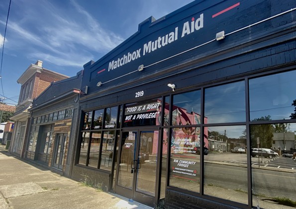 The Matchbox Mutual Aid Kitchen at 2919 North Ave. when complete, will house fresh food, pantry items, kitchen equipment and refrigeration for both RVA Community Fridges and Richmond Food Not Bombs. - SCOTT ELMQUIST