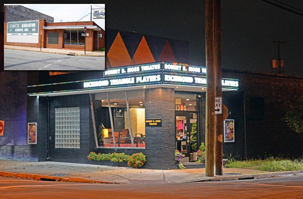 A look at the transformation of the current Richmond Triangle Players at 1300 Altamont Ave. in Scott’s Addition from when the company bought it to now.