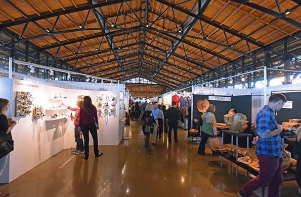 The Craft and Design show, presented by the Visual Arts Center of Richmond, attracted 10,000 visitors to Main Street Station in November. - SCOTT ELMQUIST