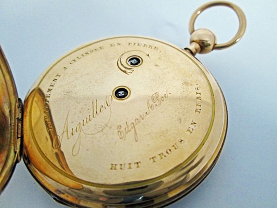The Poe Museum's collection got "even bigger and more important with a gift last April from longtime museum board member, Susan Tane, a treasure trove of personal items from the gothic master, including his pocket watch and the engagement ring that he gave his muse, Sarah Elmira Shelton, shortly before his death in 1849."