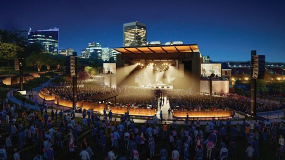 A rendering of the Richmond Amphitheater, LLC (Richmond Amphitheater) provided by PR firm, Capital Results.