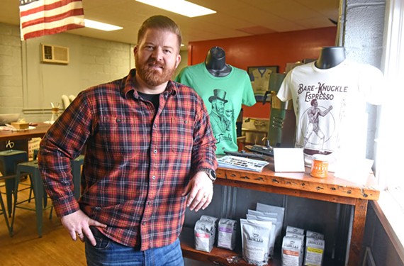 Ryan O’Rourke has had his sights set on a coffee bar since before launching Ironclad Coffee Roasters nearly two years ago. With the help of an Indiegogo campaign, he hopes to start pouring coffee and serving pastries  this spring.