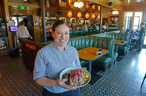 Loretta Montano, who’s also the chef at Stella’s Grocery, created menu items like the Hawaiian bowl at Little Nickel.