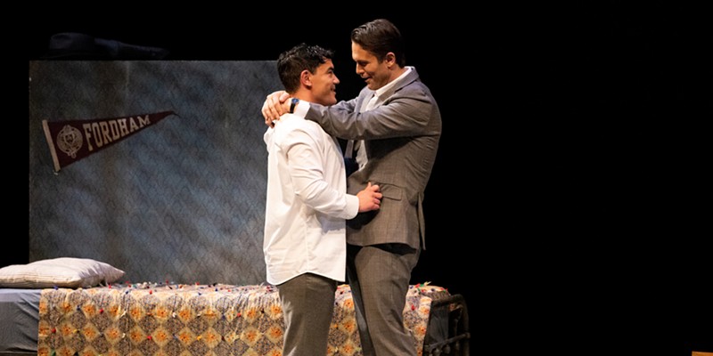 Andres Acosta as Timothy Laughlin and Joseph Lattanzi as Hawkins Fuller in Virginia Opera's production of "Fellow Travelers" playing Feb. 10 and Feb. 12 at Dominion Energy Center for the Performing Arts.