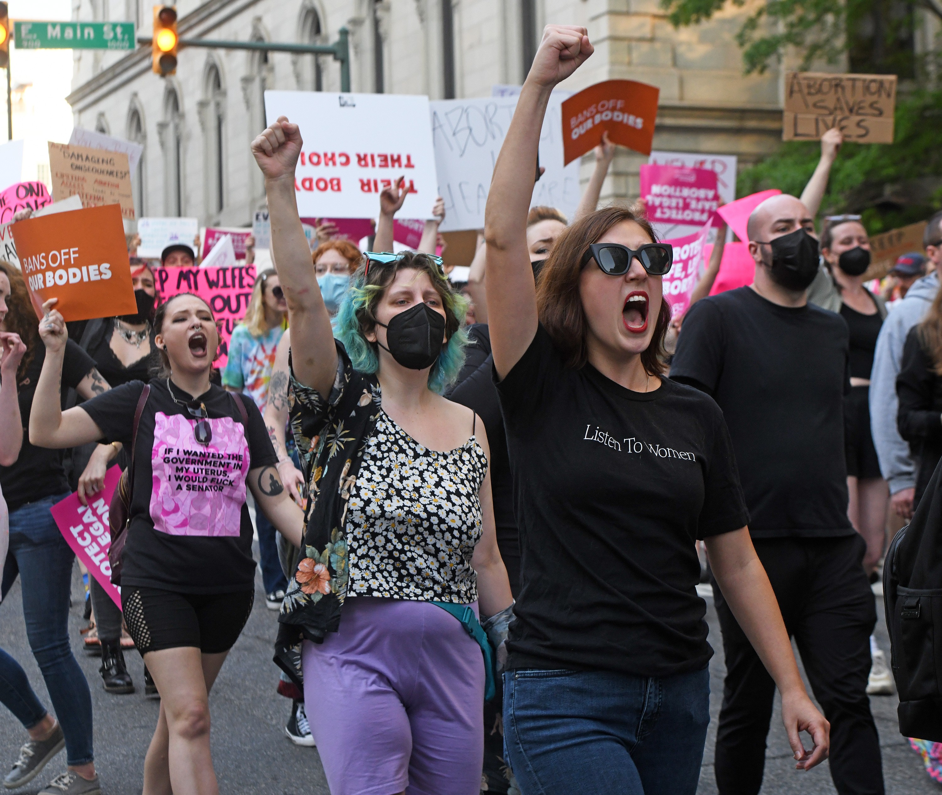Reproductive Rights Protesters Rally