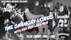 The Shangri-Lords & The Red Hot Lava Men - Uploaded by castleburgbrewery