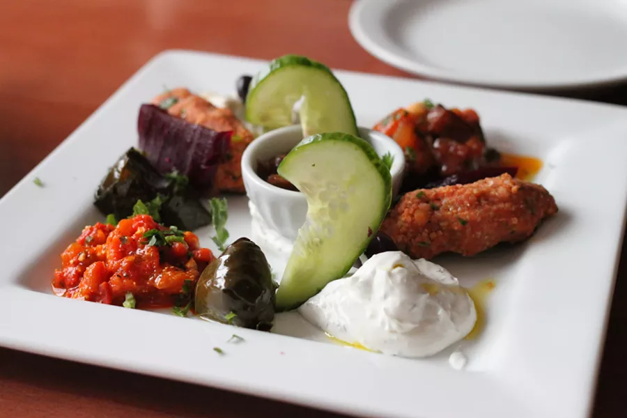 A first-rate mezze plate.