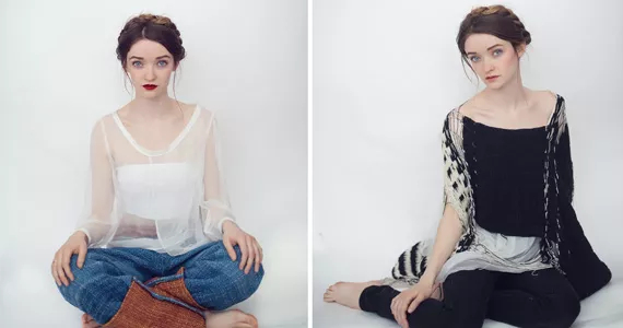 Becky Gartner's work (left) is an ode to the natural world, Stephanie Rybczyn’s collection is an exploration of the mourning process - JENNIFER MURPHY