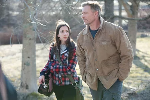 Callum Keith Rennie and Martha MacIsaac