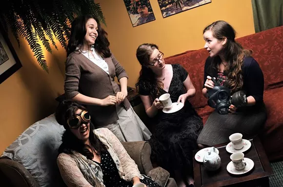 Four chicks on a quest for laughs in Hot Mess - PHOTO: TRINA CORKUM