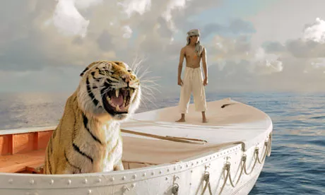 Just another day on the open sea in Life of Pi