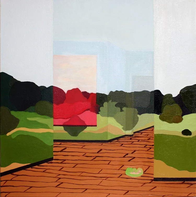 Kristen Sharpe's "Hardwood is the new dirt" will be on display