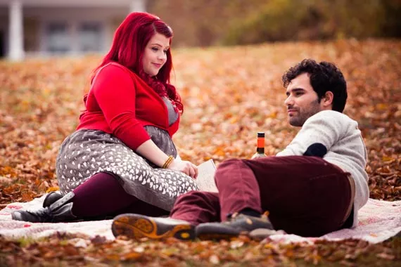 Lexie (Melissa Bergland) and Adrian (Johnathan Sousa) drink local during a crisp Nova Scotia autumn. - DUNCAN DEYOUNG