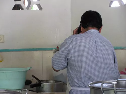 Marcial is a multitasker. Marcial is a multitasker.