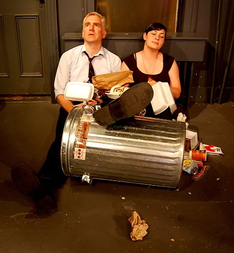 Shawn Duggan as Ray and Kathryn McCormack as Una in Blackbird. Shawn Duggan as Ray and Kathryn McCormack as Una in Blackbird.