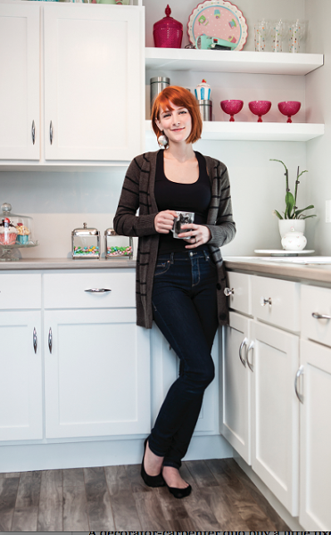 Shay in her bitchin' kitchen - PHOTO BY RILEY SMITH