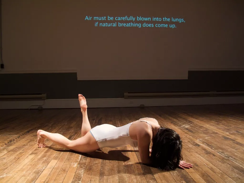 Susanne Chui performing Her blameless mystery - CHRIS GILES