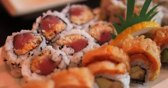 The bananayama roll is a tempting combo of sweet and creamy flavour.