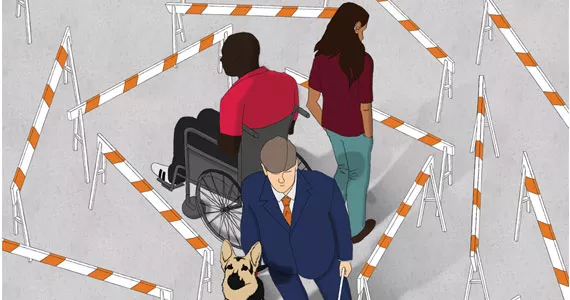The first honorarium went to Brittney A. Annand for “Barriers,” a personal look at how the disabled are interacted with socially.