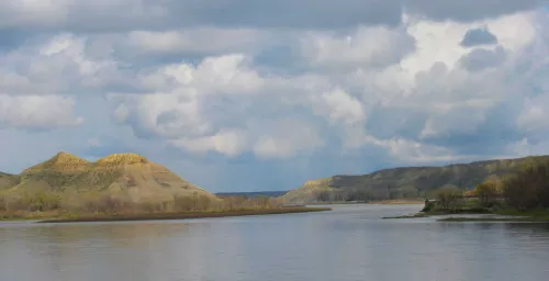 The way ahead: the Missouri River at Fort Benton The way ahead: the Missouri River at Fort Benton