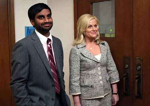 Tom Haverford (Aziz Ansari) is in love with his green-card Canuck wife.