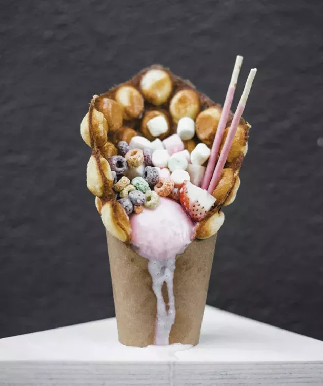 Why you need to eat a bubble waffle sundae Food + Drink Feature