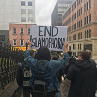 Counter protesters out-chant NCA recruiters in Halifax