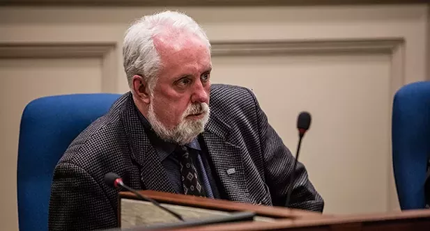 Preston&ndash;Chezzetcook&ndash;Eastern Shore councillor David Hendsbee, pictured inside City Hall. - RILEY SMITH