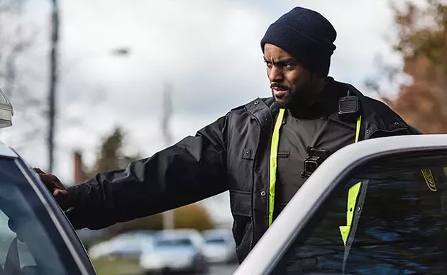 Ronnie Rowe as the titular Black Cop. - RILEY SMITH