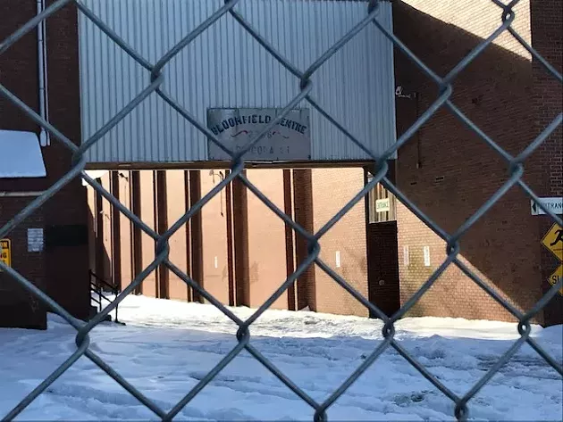 Fences are up around the decaying Bloomfield Centre, pictured here from Agricola Street. - THE COAST